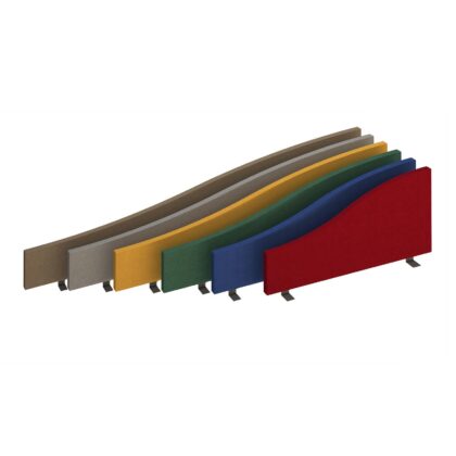 2026 D P177 - FABRIC WRAPPED WAVE DESK SCREENS