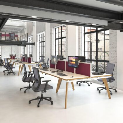 2026 D P034 - FUZE - BENCH DESK SYSTEM