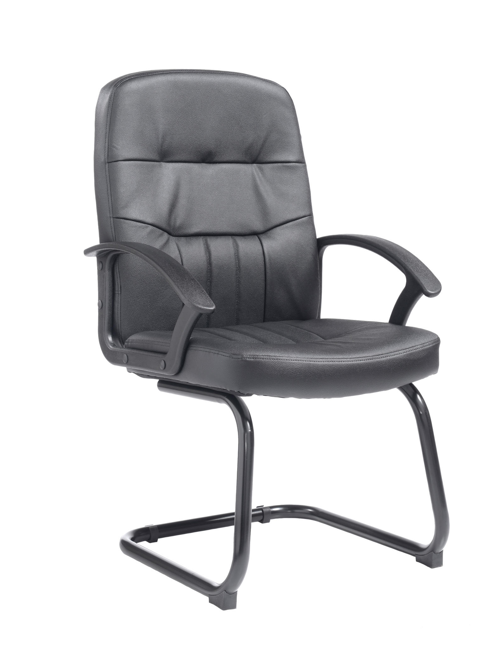 2026 D P382 - CAVALIER LEATHER FACED VISITORS CHAIR